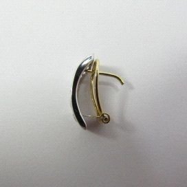 PENDIENTES ORO BLANCO PIEDRA