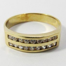 SORTIJA ORO AMARILLO PIEDRA