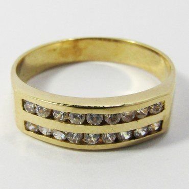 SORTIJA ORO AMARILLO PIEDRA