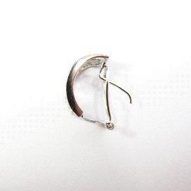 PENDIENTES ORO BLANCO PIEDRA