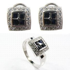 SORTIJA ORO BLANCO PIEDRA