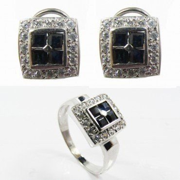 SORTIJA ORO BLANCO PIEDRA