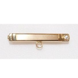 ALFILER ORO AMARILLO BEBE PIEDRA