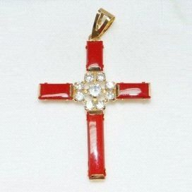 CRUZ ORO AMARILLO CORAL