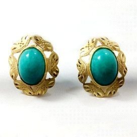 PENDIENTES ORO AMARILLO PIEDRA