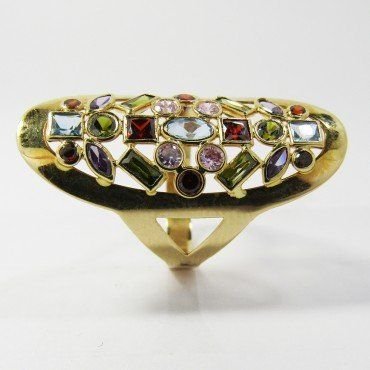 SORTIJA ORO AMARILLO PIEDRA