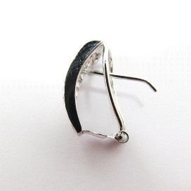 PENDIENTES ORO BLANCO PIEDRA
