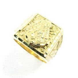 SELLO CABALLERO AMARILLO VIRGEN DEL ROCI