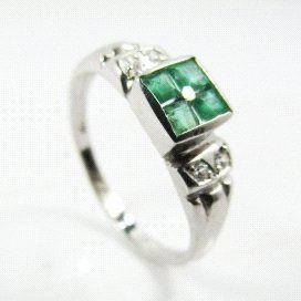 SORTIJA ORO BLANCO PIEDRA