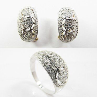 SORTIJA ORO BLANCO PIEDRA