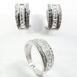 SORTIJA ORO BLANCO PIEDRA
