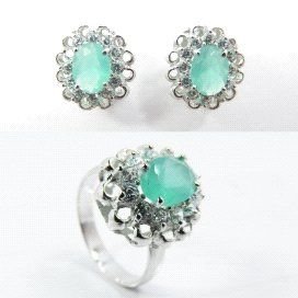 SORTIJA ORO BLANCO PIEDRA