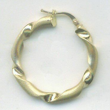 PENDIENTES ARO ORO AMARILLO GALLON