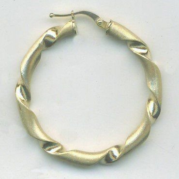 PENDIENTES ARO ORO AMARILLO GALLON