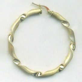 PENDIENTES ARO ORO AMARILLO GALLON