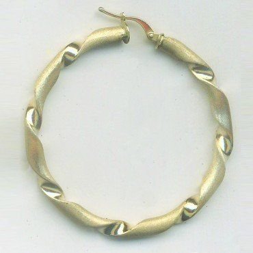 PENDIENTES ARO ORO AMARILLO GALLON
