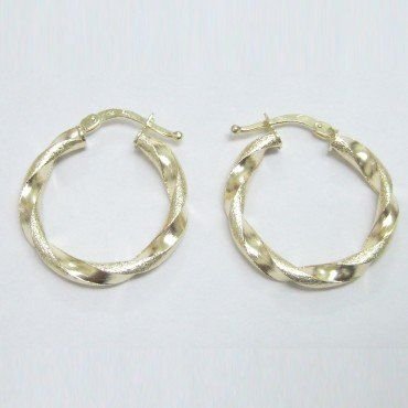 PENDIENTES ARO ORO AMARILLO GALLON