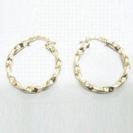 PENDIENTES ARO ORO AMARILLO GALLON