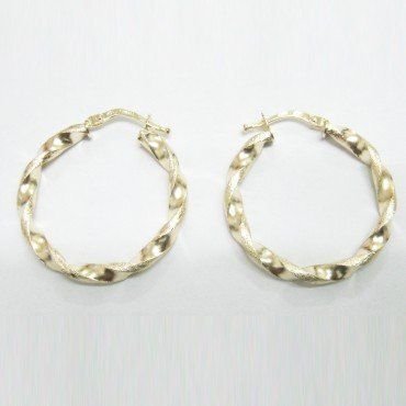PENDIENTES ARO ORO AMARILLO GALLON