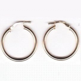 PENDIENTES ARO ORO AMARILLO TUBO