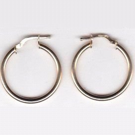 PENDIENTES ARO ORO AMARILLO TUBO