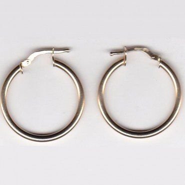 PENDIENTES ARO ORO AMARILLO TUBO
