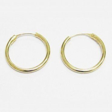 PENDIENTES ARO NIÑA ORO AMARILLO TUBO