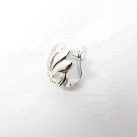 PENDIENTES ORO BLANCO PIEDRA