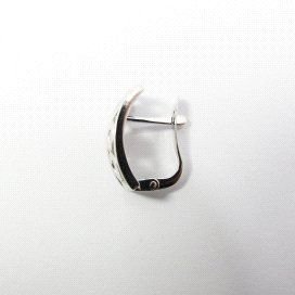 PENDIENTES ORO BLANCO PIEDRA
