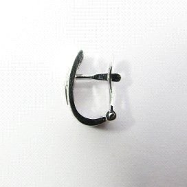 PENDIENTES ORO BLANCO PIEDRA