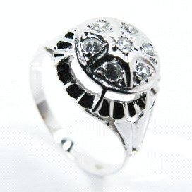SORTIJA ORO BLANCO PIEDRA
