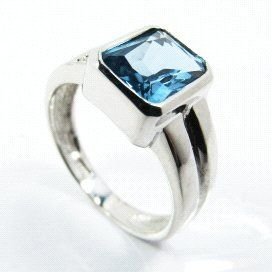 SORTIJA ORO BLANCO PIEDRA