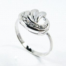 SORTIJA ORO BLANCO PIEDRA