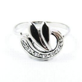 SORTIJA ORO BLANCO PIEDRA