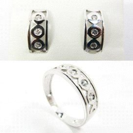 SORTIJA ORO BLANCO PIEDRA