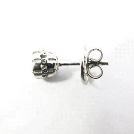PENDIENTES ORO BLANCO PIEDRA