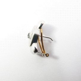 PENDIENTES ORO BLANCO PIEDRA