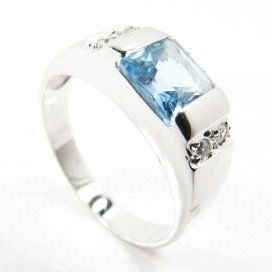 SORTIJA ORO BLANCO PIEDRA
