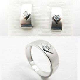 SORTIJA ORO BLANCO PIEDRA