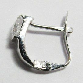 PENDIENTES NIÑA ORO BLANCO PIEDRA