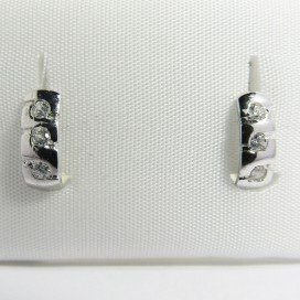 PENDIENTES NIÑA ORO BLANCO PIEDRA