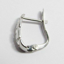 PENDIENTES NIÑA ORO BLANCO PIEDRA