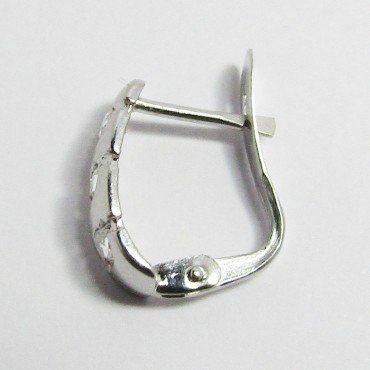 PENDIENTES NIÑA ORO BLANCO PIEDRA