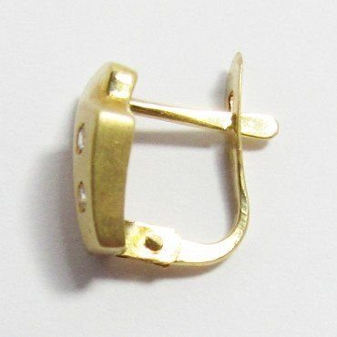 PENDIENTES NIÑA ORO AMARILLO PIEDRA