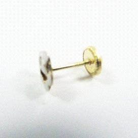 PENDIENTES NIÑA BICOLOR PIEDRA