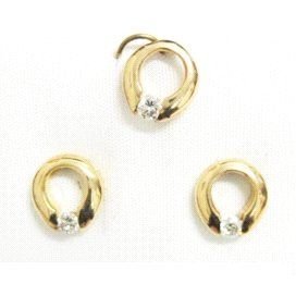 COLGANTE ORO AMARILLO BRILLANTES