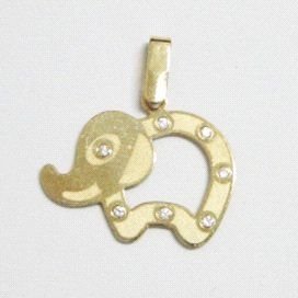 COLGANTE AMARILLO FETICHE PIEDRA