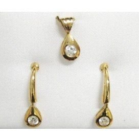 COLGANTE ORO AMARILLO PIEDRA