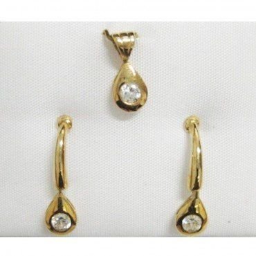 COLGANTE ORO AMARILLO PIEDRA
