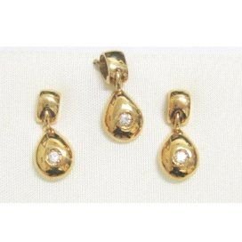 COLGANTE ORO AMARILLO PIEDRA